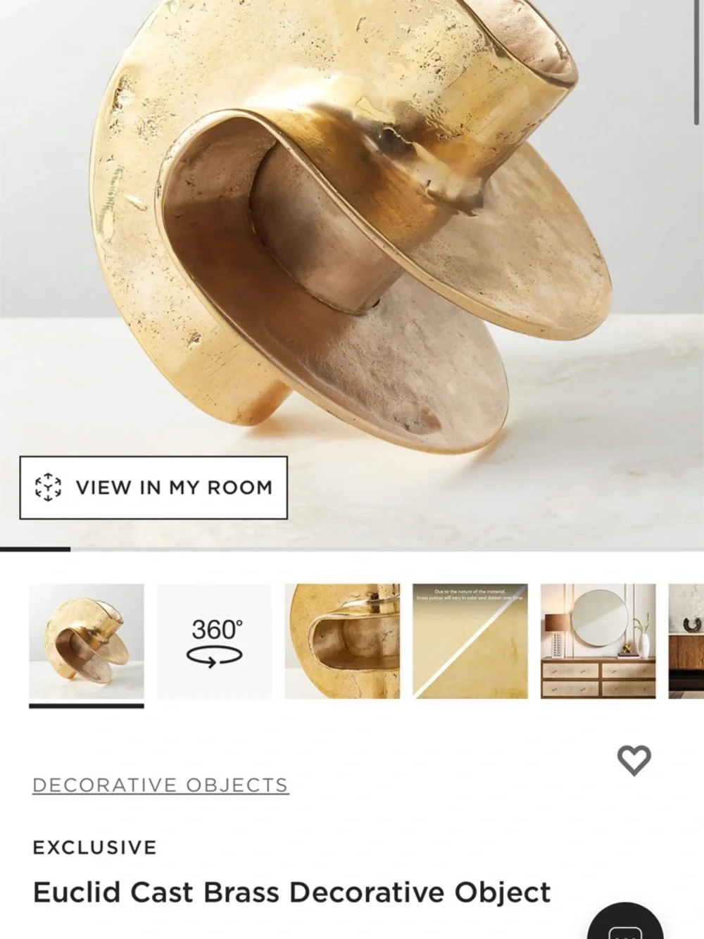 Gold Decorative knot crate and barrel